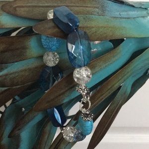 8” beaded bracelet